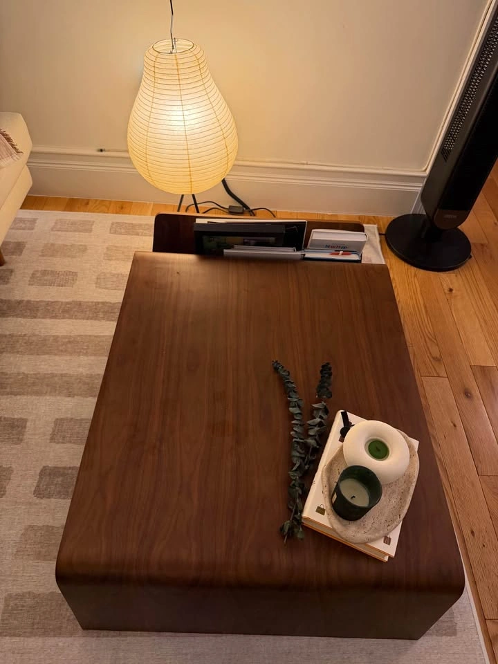 Japandi Coffee Table Walnut - photo 2