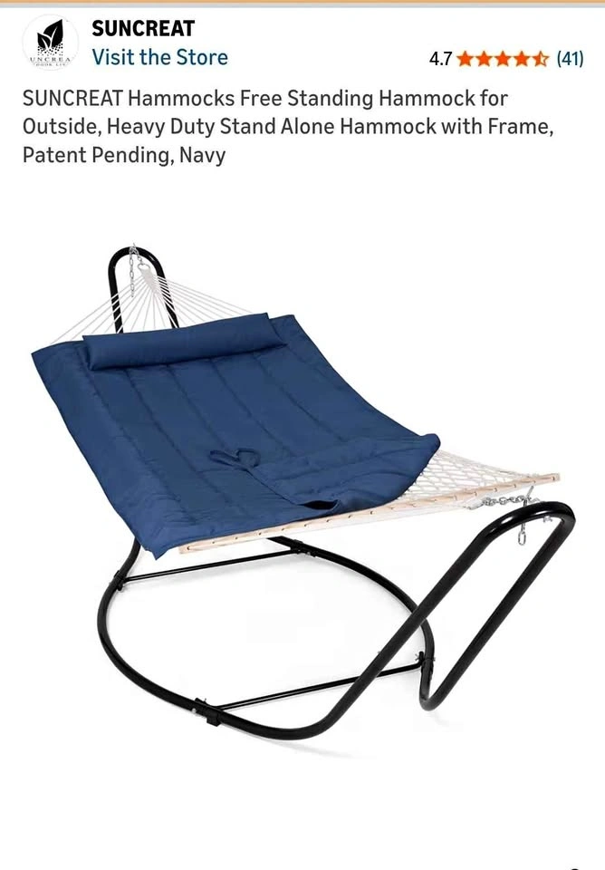 Hammock w/ heavy duty stand