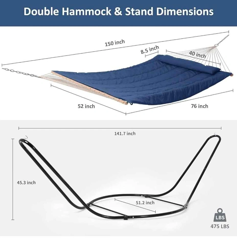 Hammock w/ heavy duty stand - photo 2
