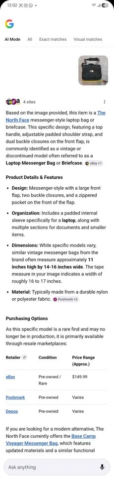 North Face Laptop Messenger Bag - photo 5