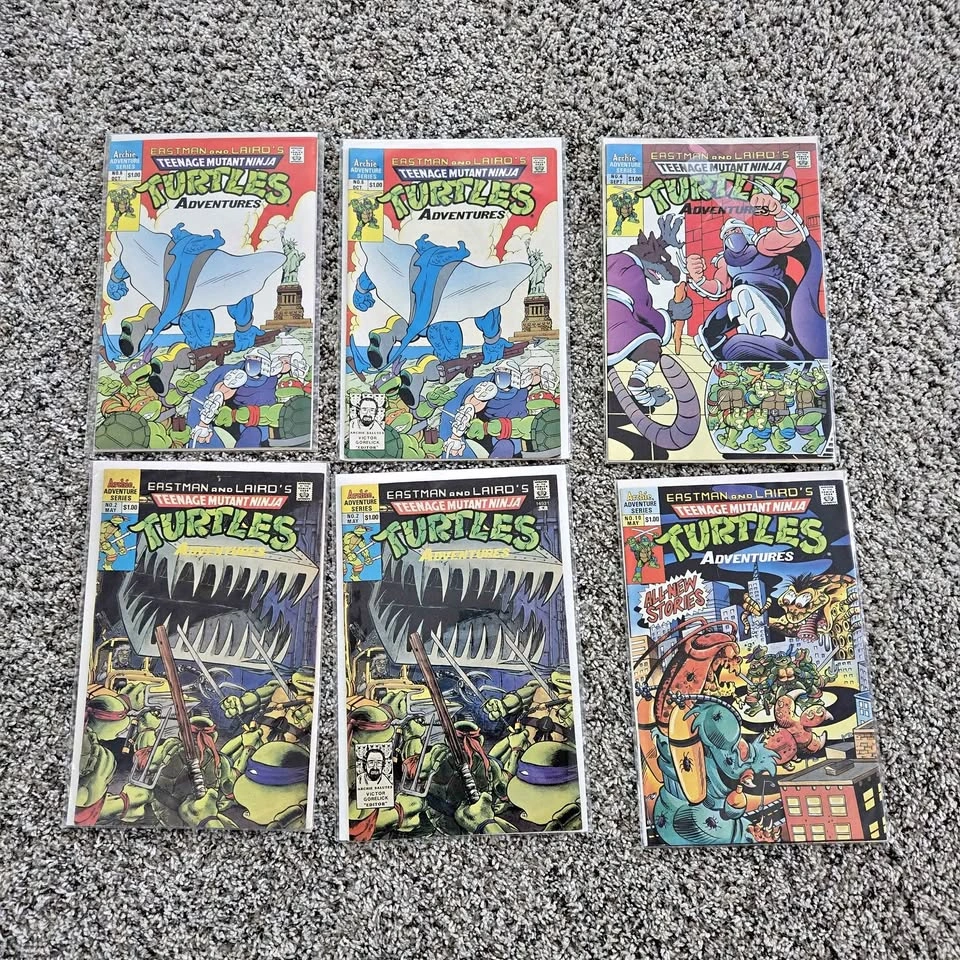 7 Teenage Mutant Ninja Turtle Comic Books - Never Opened