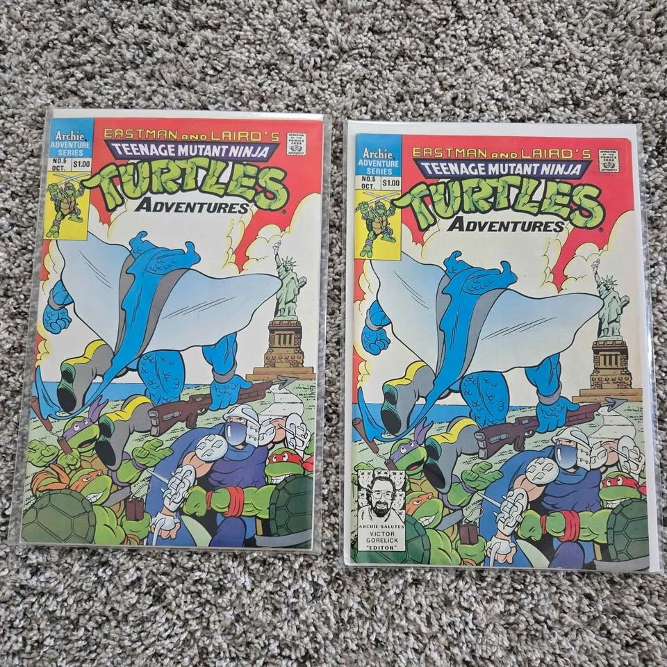 7 Teenage Mutant Ninja Turtle Comic Books - Never Opened - photo 2