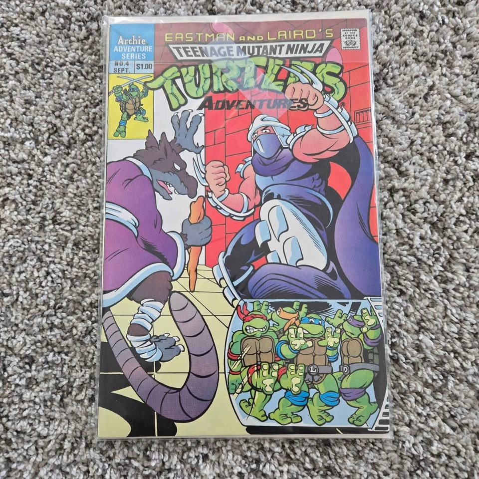 7 Teenage Mutant Ninja Turtle Comic Books - Never Opened - photo 5