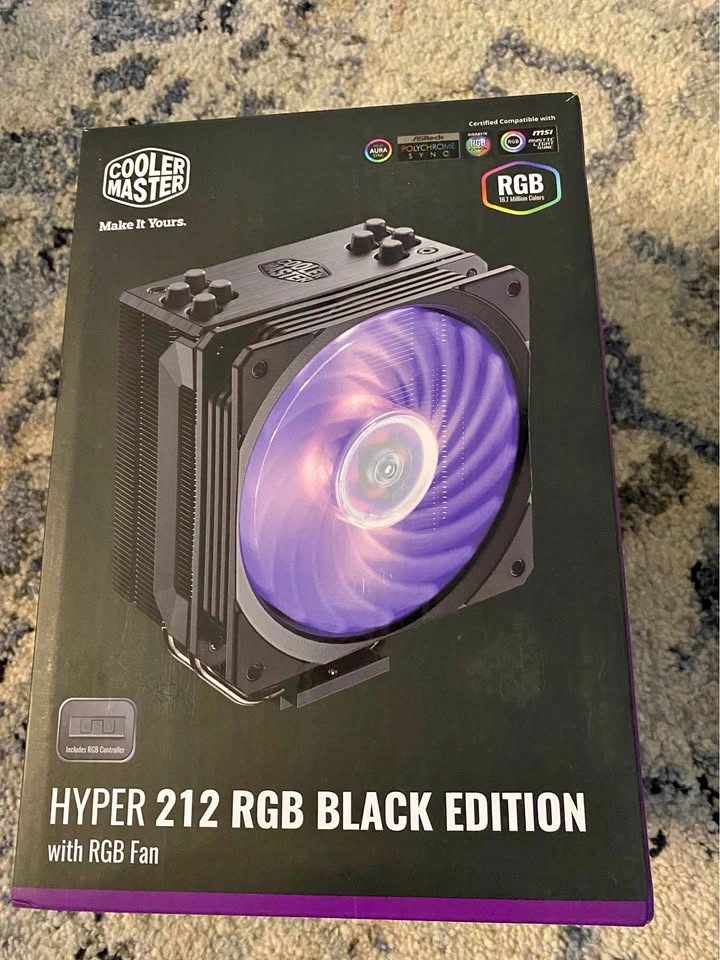 Cooler Master Hyper 212 RGB Black Edition - New & Sealed