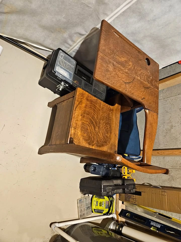 Wooden School Desk