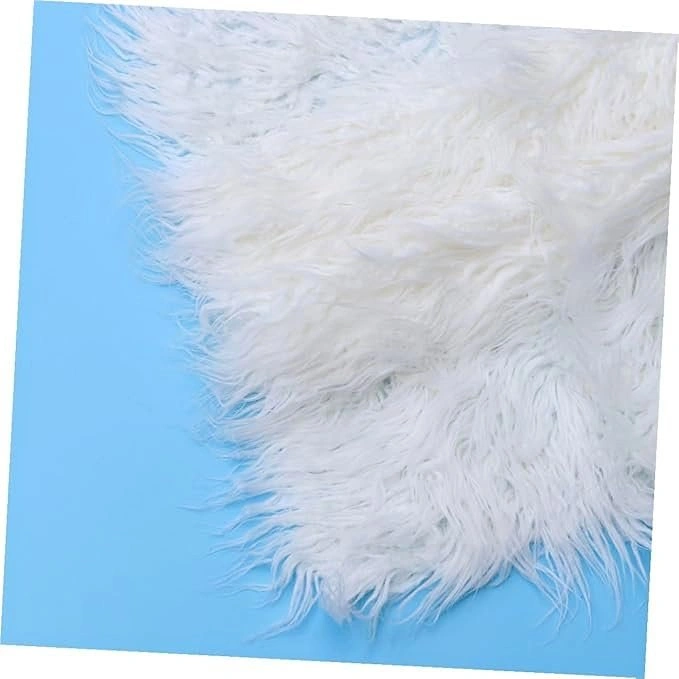 White Fur Blanket - Newborn Photoshoot