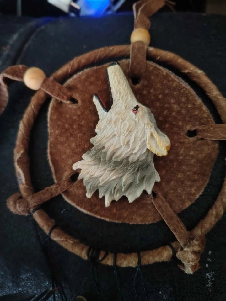NEW WOLF DREAM CATCHER - photo 2