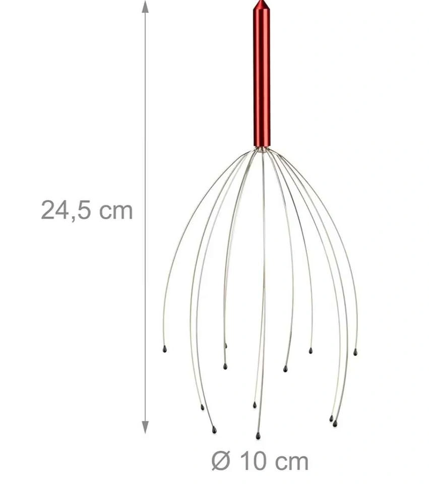 New Relaxdays Head Massager, 12 Prongs - photo 2