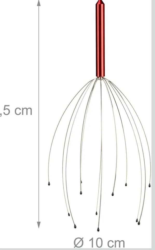 New Relaxdays Head Massager, 12 Prongs - photo 3