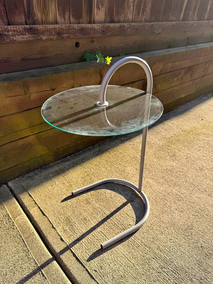 Vintage Spinning Glass Coffee Table☕️