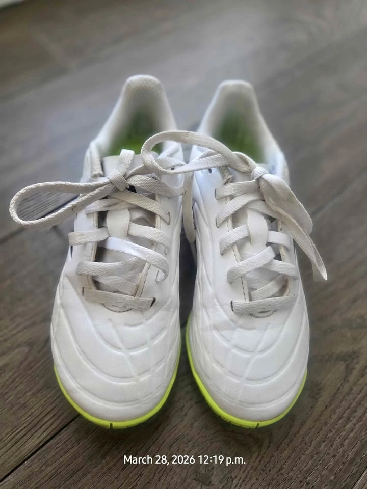 Adidas Copa Indoor Soccer Cleats White Neon Green