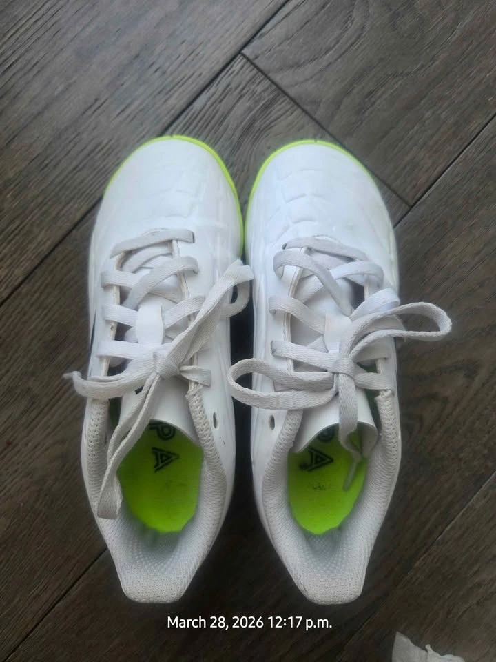 Adidas Copa Indoor Soccer Cleats White Neon Green - photo 3