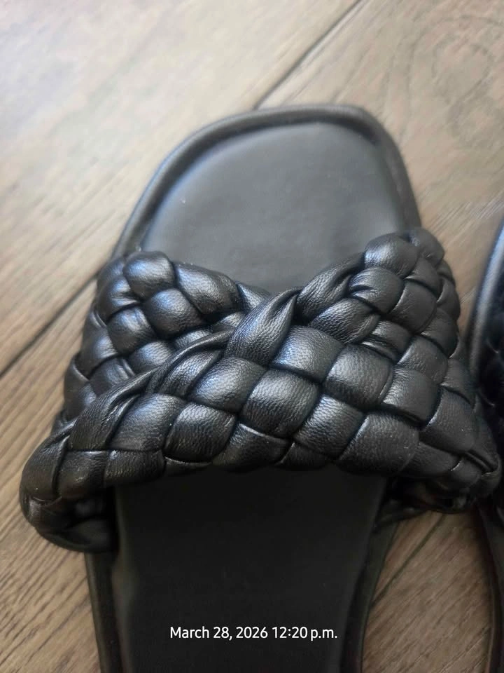 ALDO Black Braided Slide Sandals - photo 3
