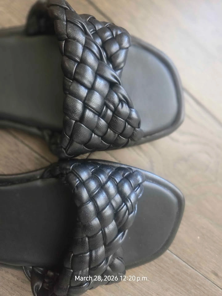 ALDO Black Braided Slide Sandals - photo 4