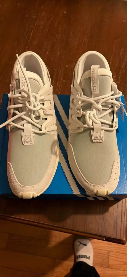 Adidas Tubular Nova Vintage White Size 10.5 Sneakers - Brand New - photo 3