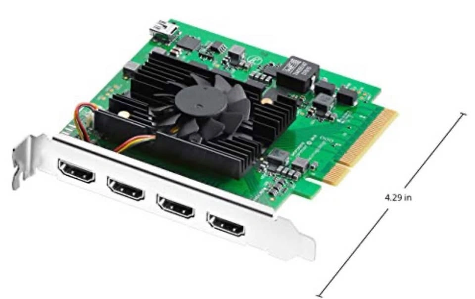 Blackmagic 4K 4-Channel HDMI Capture Card (New) - photo 2