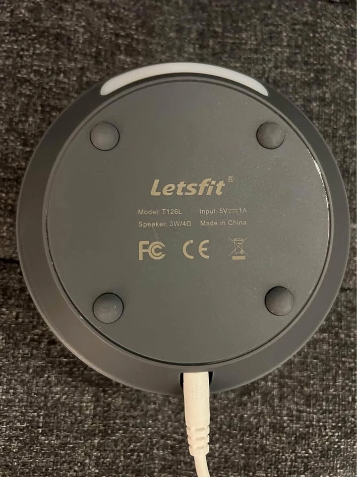 Letsfit White Noise Machine with LED Light - photo 3