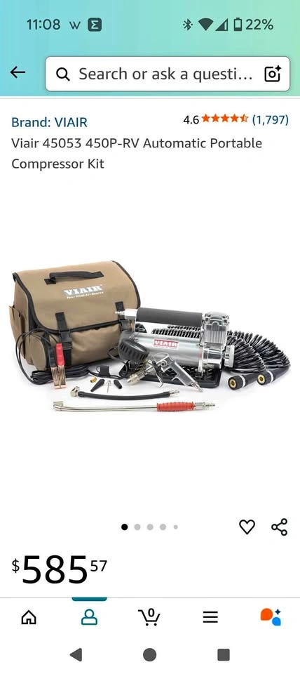 Viair RV Air Compressor 450P-RV
