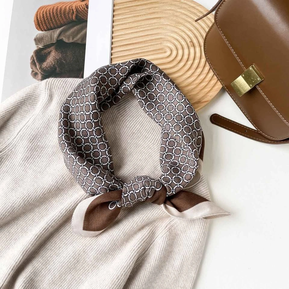 Brand NEW Square Satin Scarf 70x70cm for Spring/Summer - photo 4