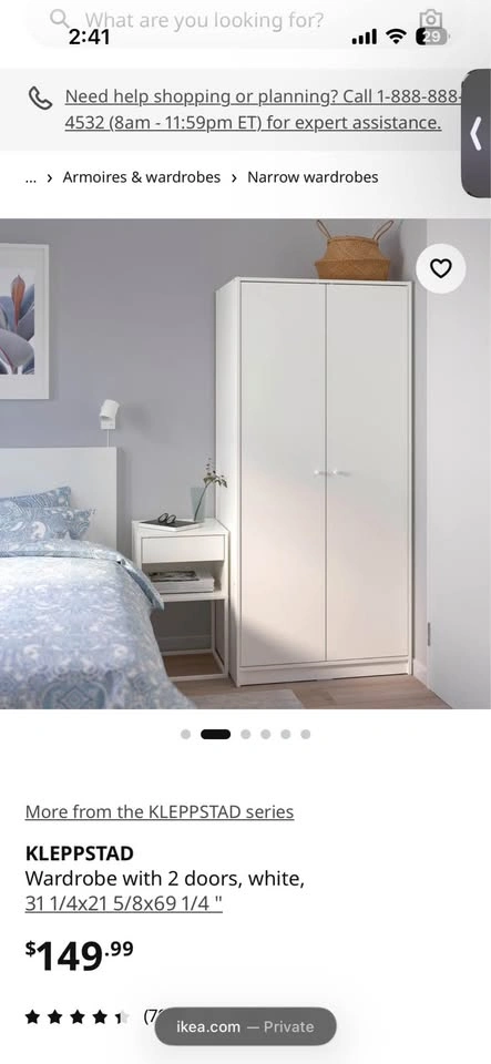 IKEA Kelppstead Closet - photo 2