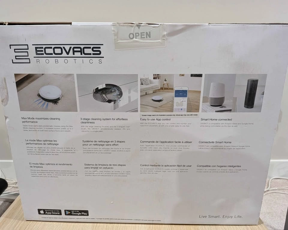 Ecovacs Deebot N79W Robot Vacuum - Smart App & Voice Control - O - photo 4