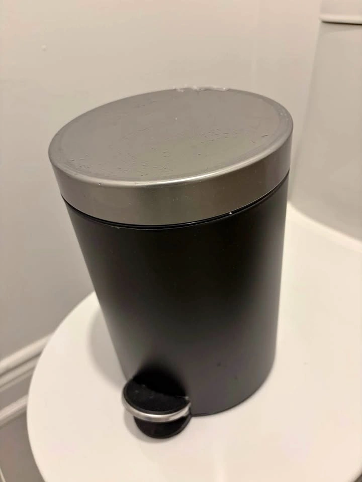 Brand new bathroom garbage bins