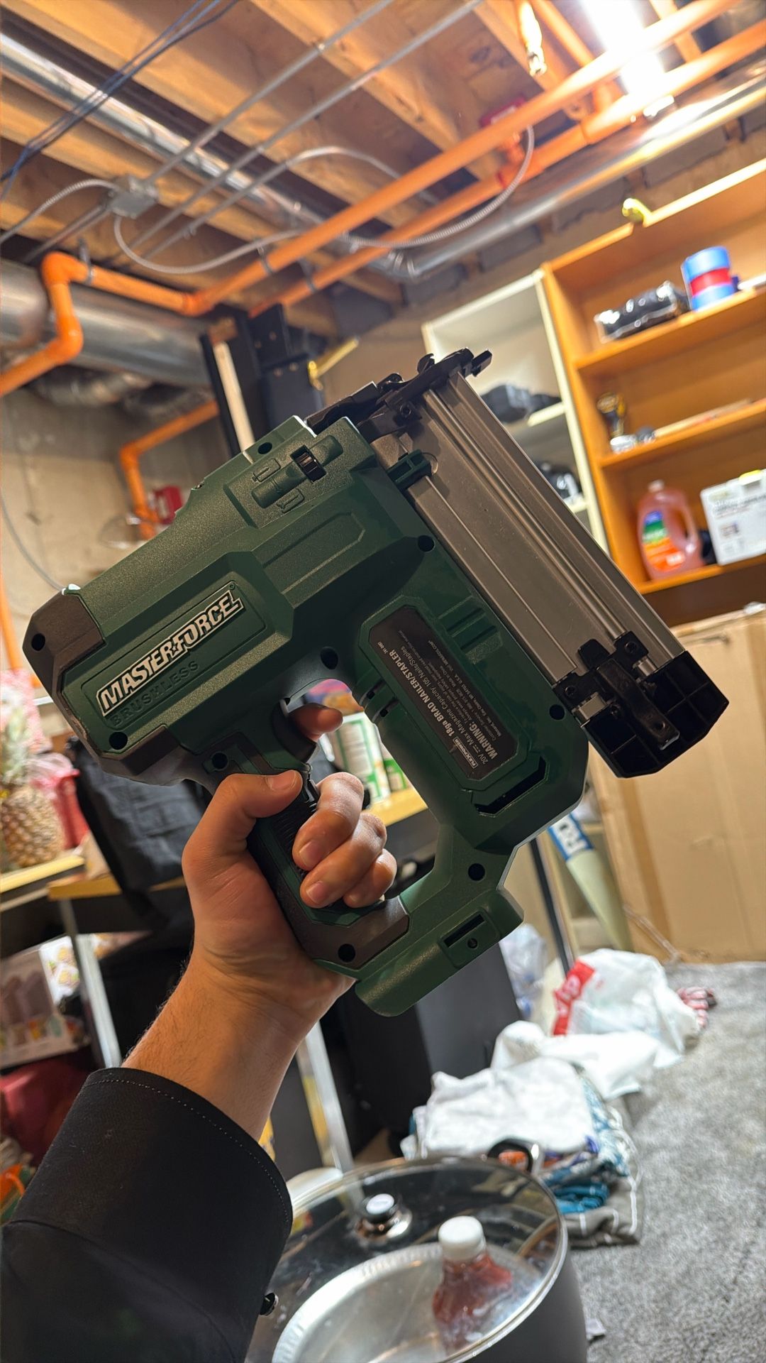 Masterforce Gauge Stapler And Brad Nailer