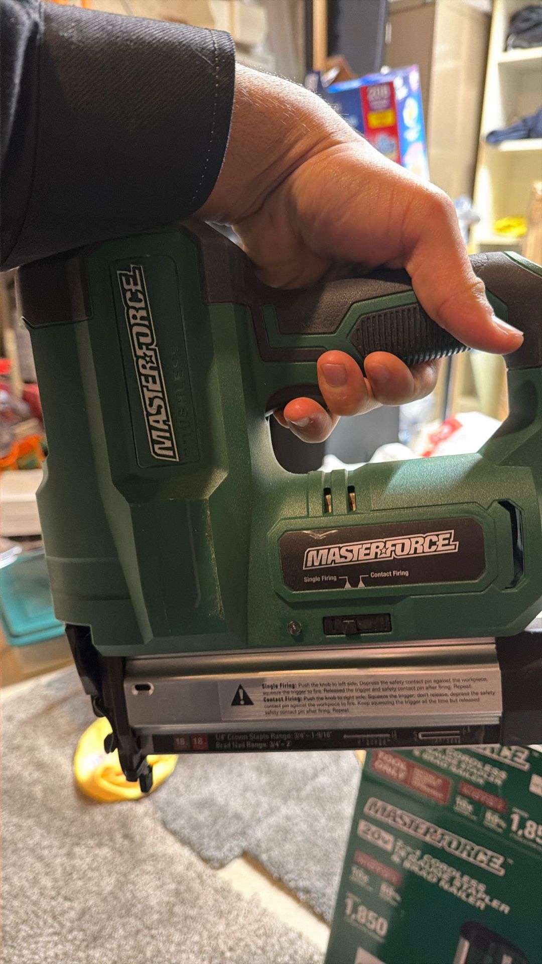Masterforce Gauge Stapler And Brad Nailer - photo 2