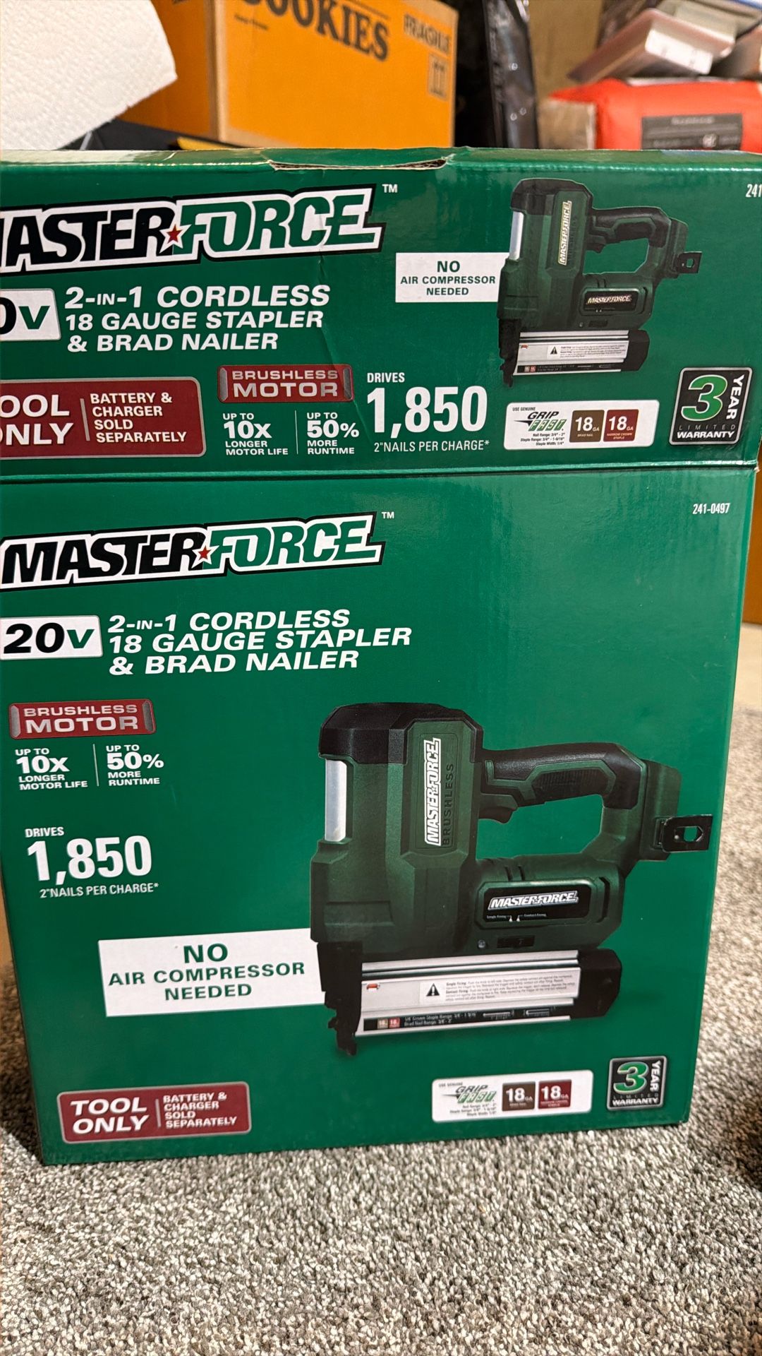 Masterforce Gauge Stapler And Brad Nailer - photo 4
