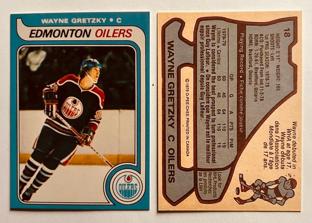 Wayne Gretzky & Mario Lemieux REPRINT Rookie Cards