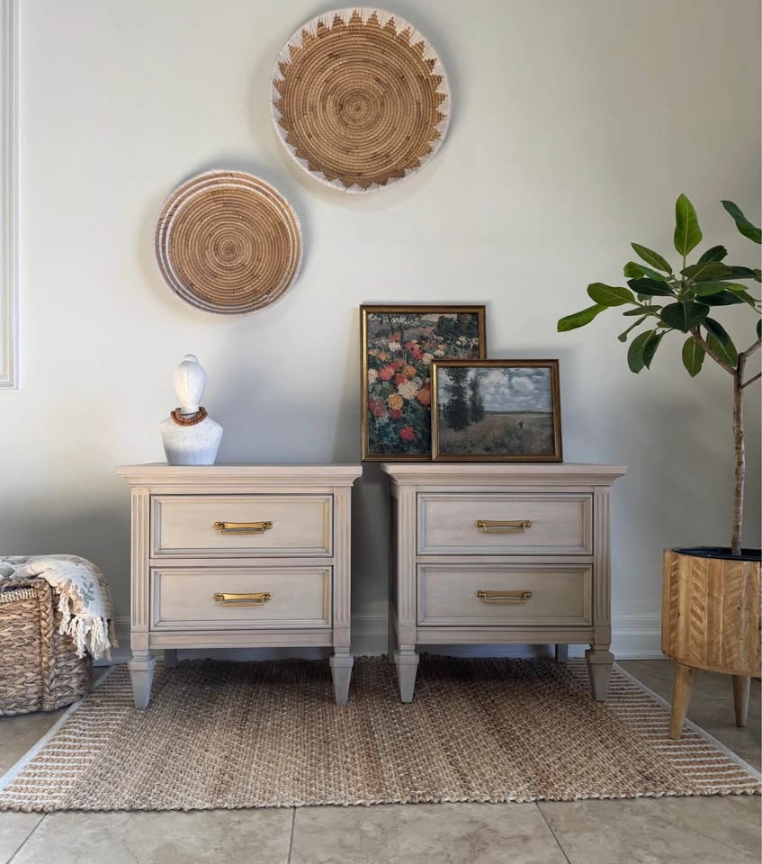 Restored Light Wood Nightstands- Malcom Furniture - photo 2