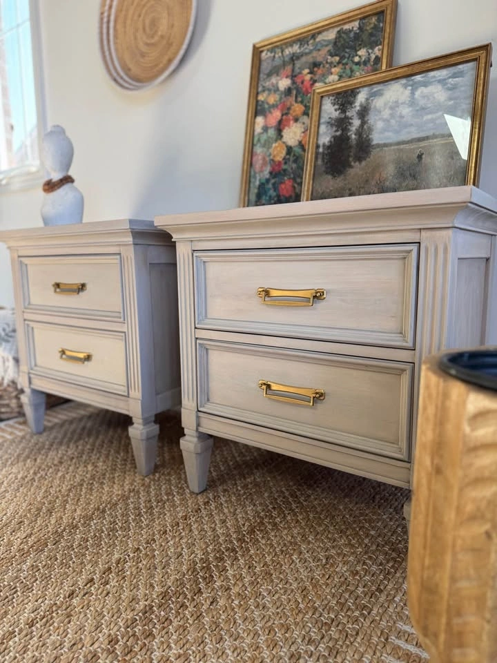Restored Light Wood Nightstands- Malcom Furniture - photo 4