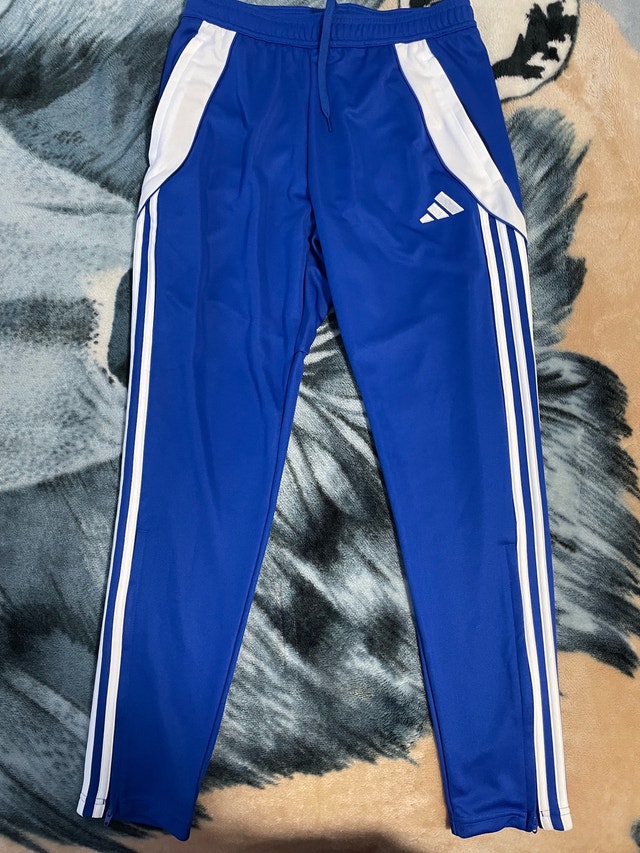 Men's Medium Blue Adidas Pants - Brand New