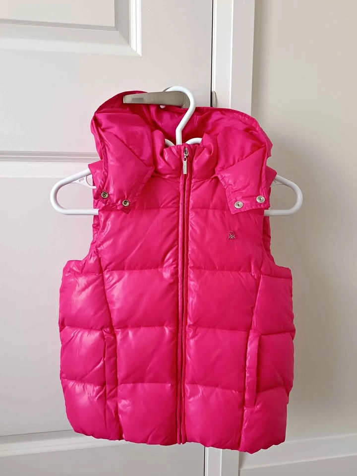 Pink Girls Puffer Vest
