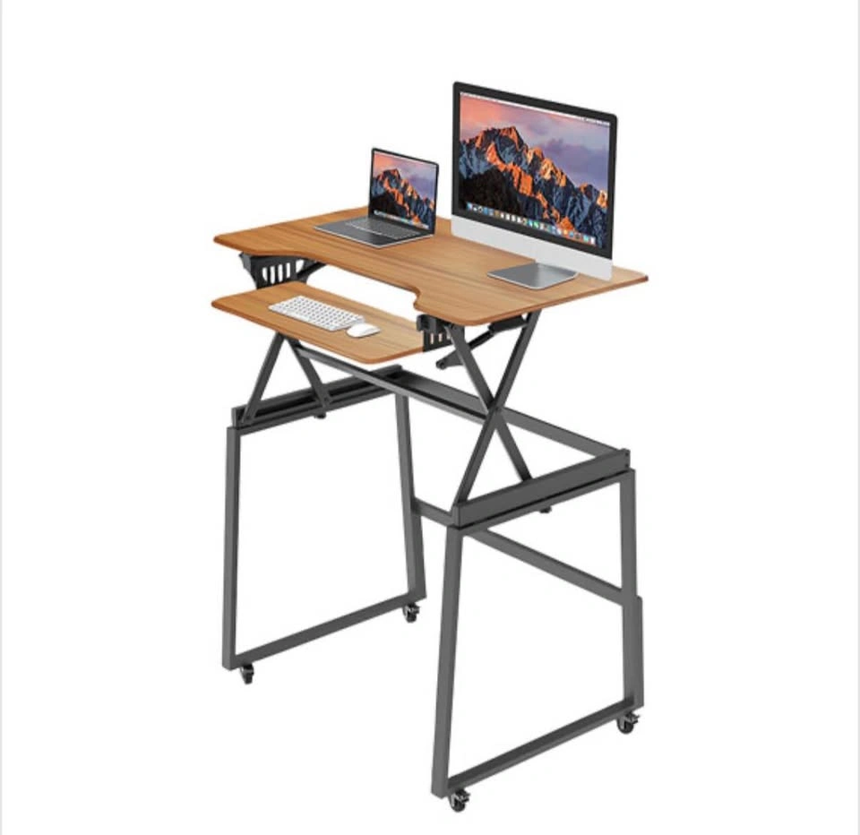 40"W Ergonomic Portable & Adjustable Stand Desk w/ Keyboard Tray - photo 2