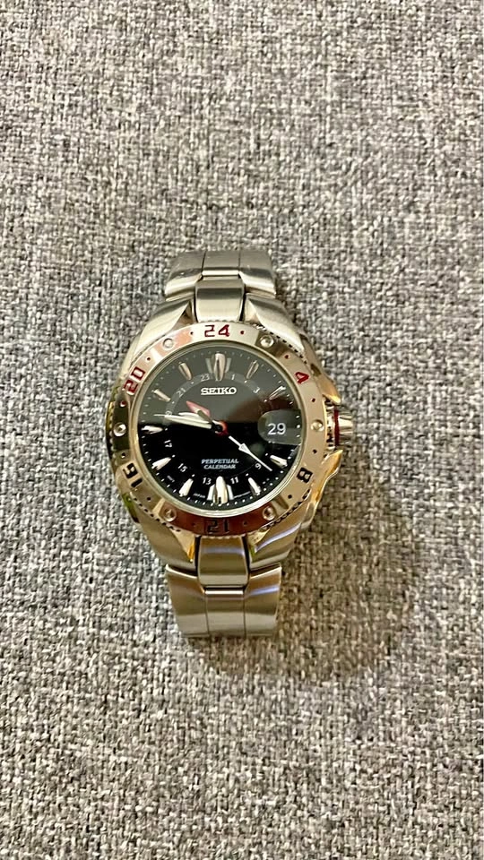 Seiko Perpetual Calendar GMT Watch