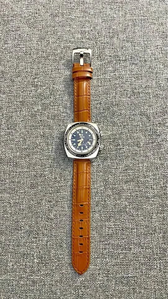 Vintage Mortima 17 Jewels Automatic GMT World Time Diver Watch