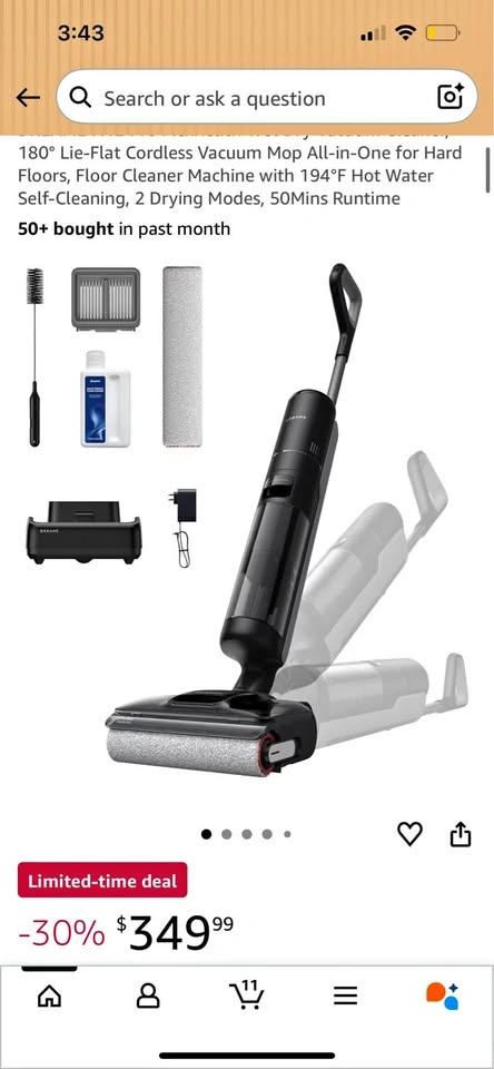 Dreame H12 Pro FlexReach Wet Dry Vacuum Cleaner