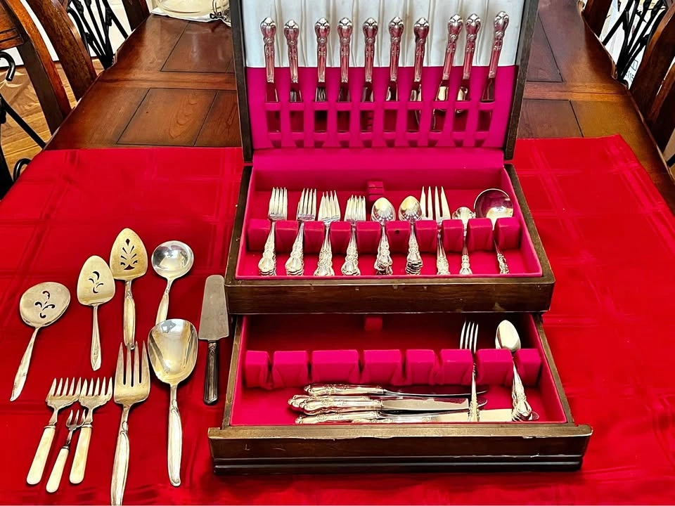 Vintage Silver Utensils - 1847 Roger's Bros (approx. 54 pcs)