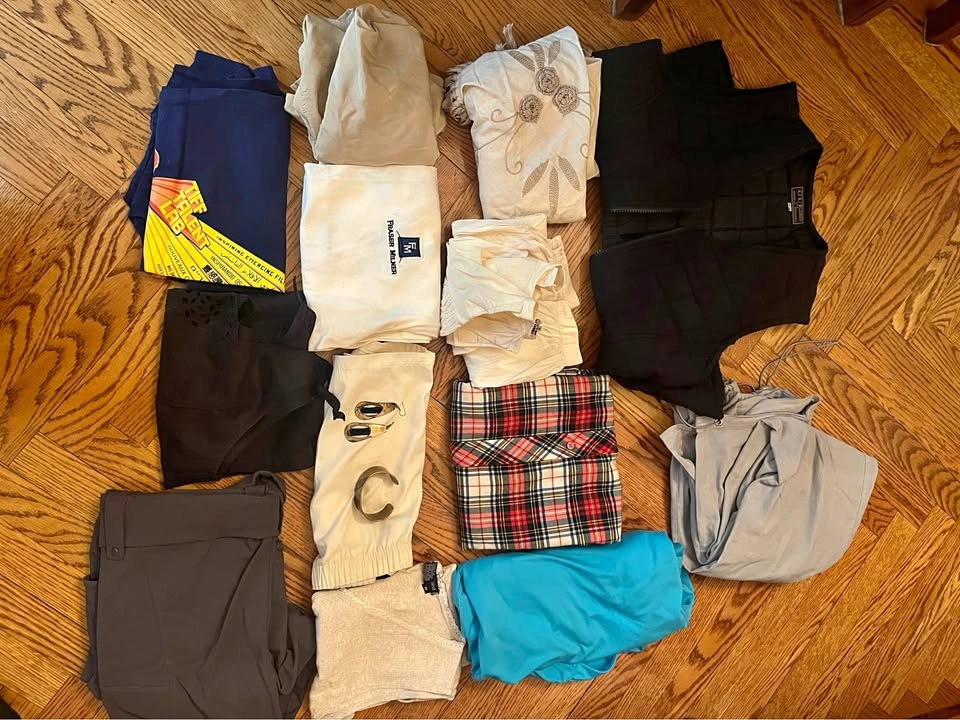 Vintage Clothing Bundle: Guess, Champion, Silk, Cotton
