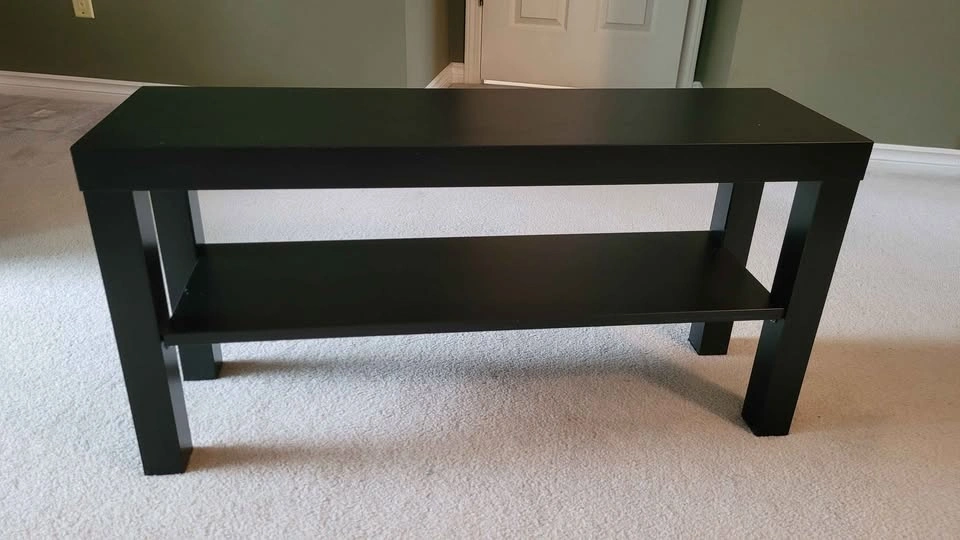 IKEA LACK TV Bench - Black/Brown - Great Condition - photo 2