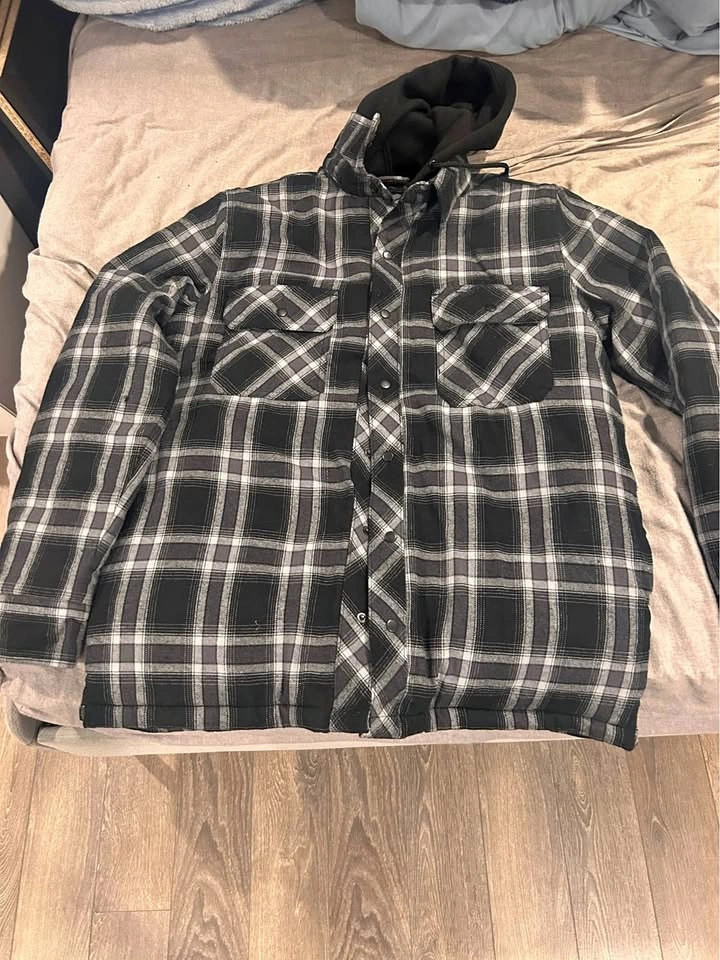 Flannel Jacket - Sm - $10 | Green Columbia Jacket - Med - $10