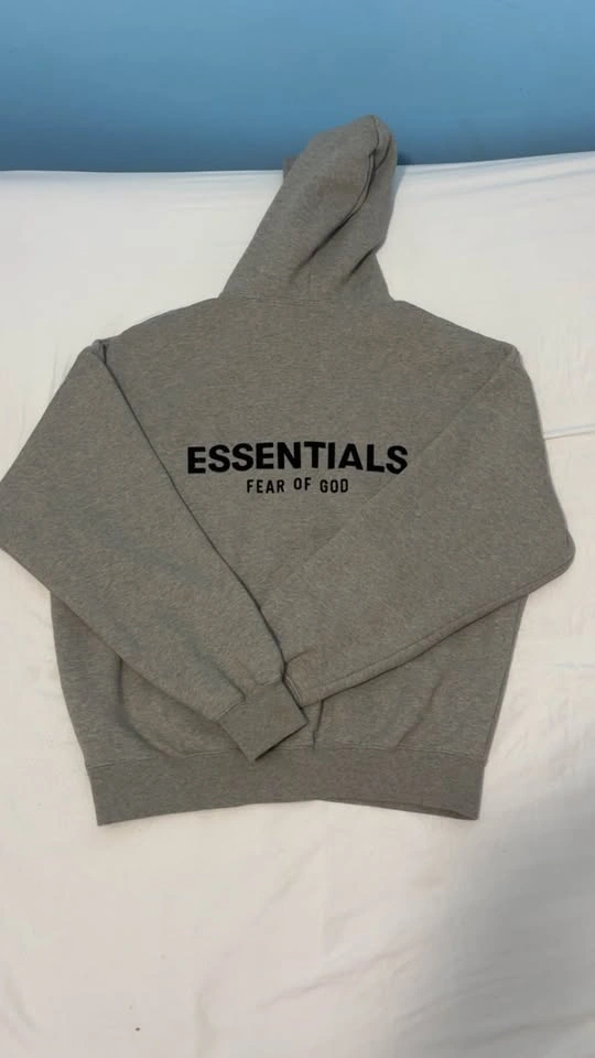 Fear of God Essentials Dark Oat Hoodie Size S - photo 2