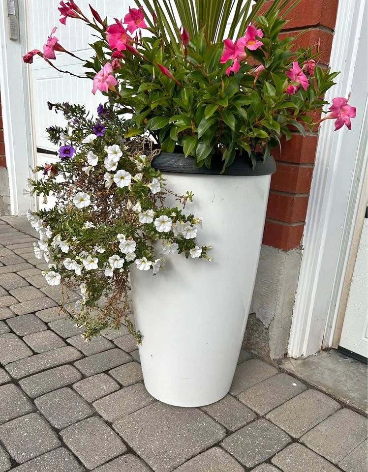 New Tall Round Planters