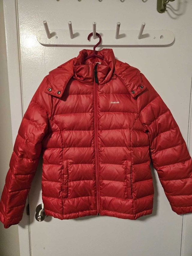 Reebok Red Puffer Jacket