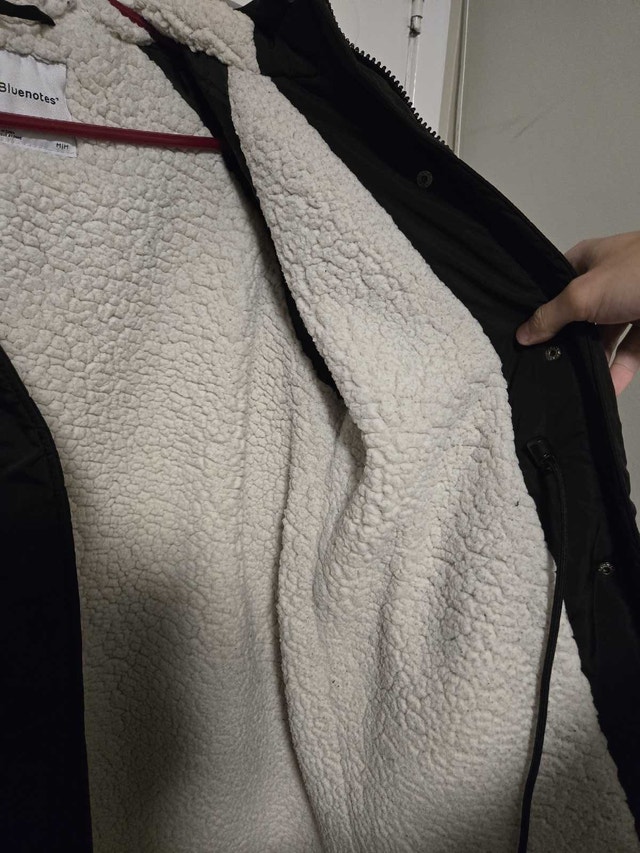 Bluenotes Black Winter Coat - Size M - photo 3