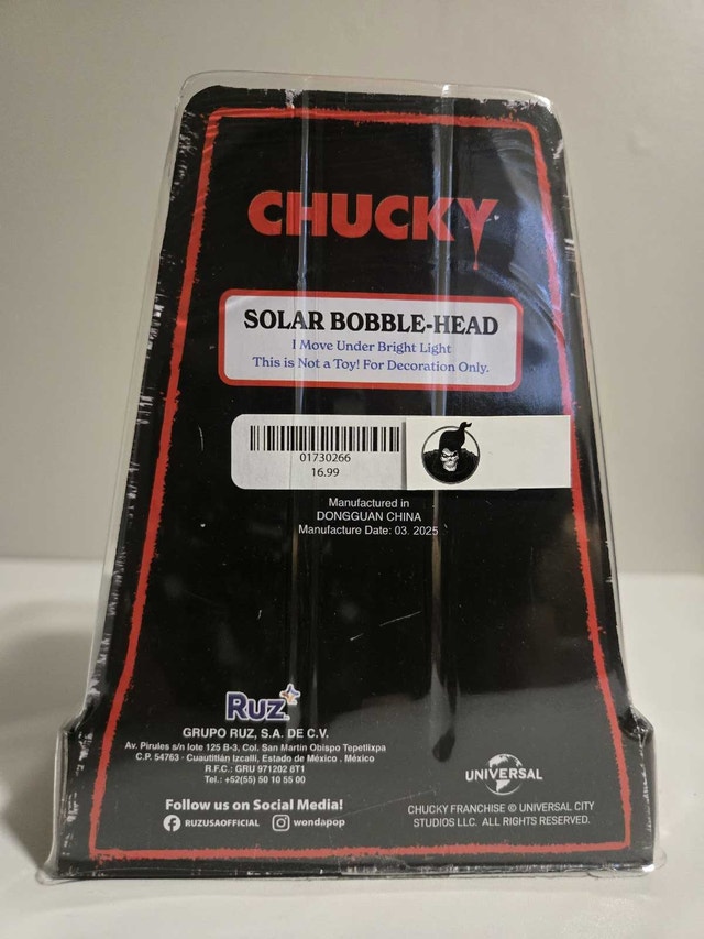 WondaPop Chucky Solar Bobblehead Figure - photo 3