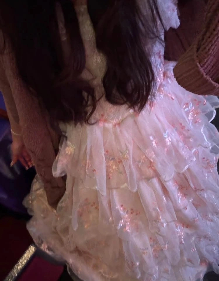 PINK/CREAM GRAD DRESS - photo 2