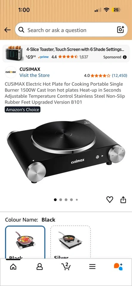 Cuisimax Cast Iron Single Burner Stove - photo 5