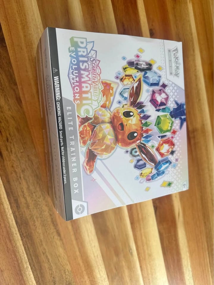 Pokemon Scarlet & Violet Prismatic Evolutions Elite Trainer Box